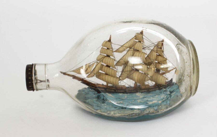 Antique Haig\'s Dimple ship in bottle Circa 1920 | Ref. no. A3432 | Regent Antiques