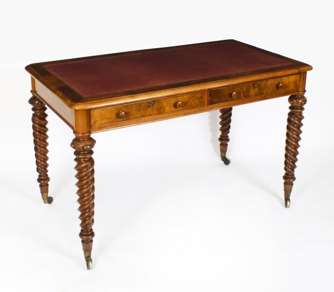 Antique Victorian Walnut Writing Table Desk Hindley & Sons 19th C | Ref. no. A3442 | Regent Antiques