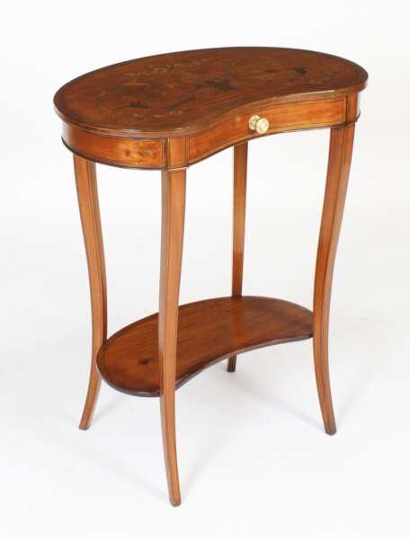 Antique English Marquetry Kidney Shaped Occasionally Tables 19th C | Ref. no. A3488 | Regent Antiques