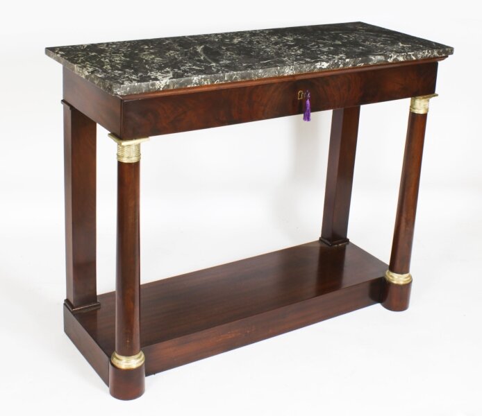 Antique French Empire Marble Top Ormolu Mounted Console Table 19th C | Ref. no. A3526 | Regent Antiques