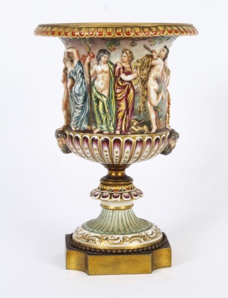 Antique Italian Naples Capodimonte Urn 19th C | Ref. no. A3624 | Regent Antiques