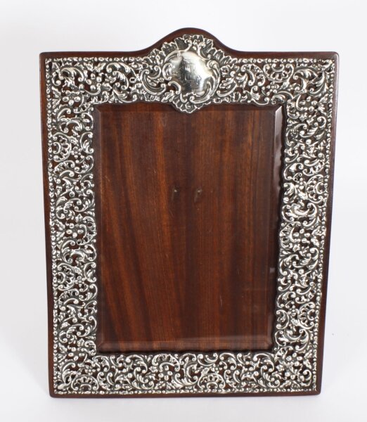 Antique Edwardian Sterling Silver Photo Frame Dated 1904   32x23cm | Ref. no. A3628 | Regent Antiques