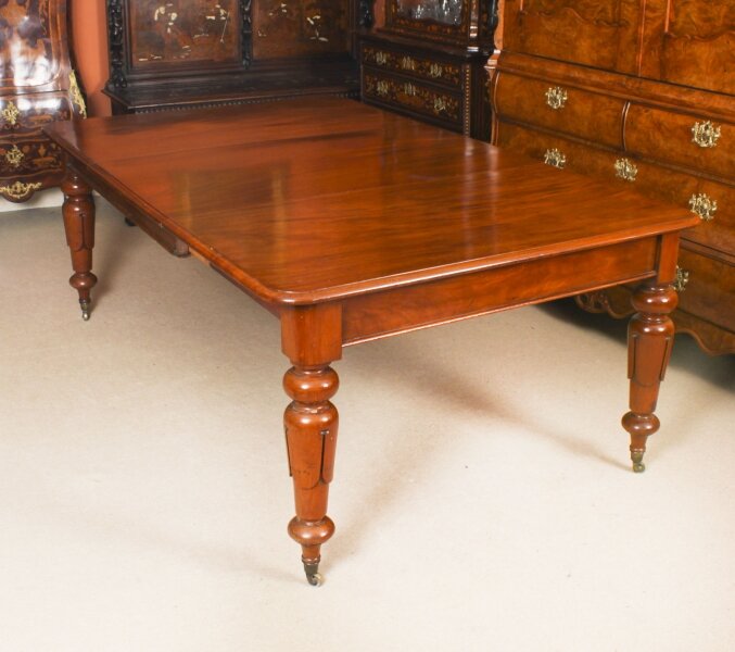 Antique William IV Flame Mahogany Extending Dining Table 19th C | Ref. no. A3651 | Regent Antiques