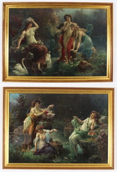 Antique Pair Art Nouveau Pears Prints Gilded Frames 19th C | Ref. no. A3675 | Regent Antiques