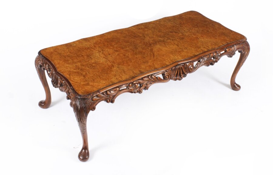 Antique Queen Anne Revival Burr Walnut Coffee Table c.1920 | Ref. no. A3689 | Regent Antiques