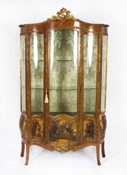 Antique Large  French Vernis Martin Display Cabinet C1880 19th C | Ref. no. A3707 | Regent Antiques
