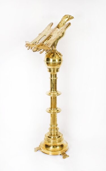 Antique Victorian 5ft6inch  Brass Eagle Lectern 19th Century | Ref. no. A3798 | Regent Antiques