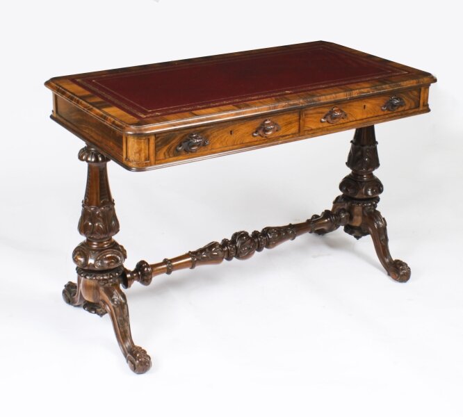 Antique Victorian Writing Table Desk by Edwards & Roberts 19th C | Ref. no. A3800 | Regent Antiques