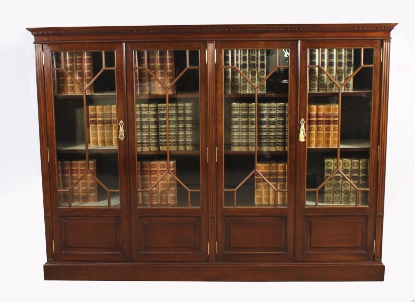 Antique English Edwardian Mahogany Library Bookcase Circa1900 | Ref. no. A3826 | Regent Antiques