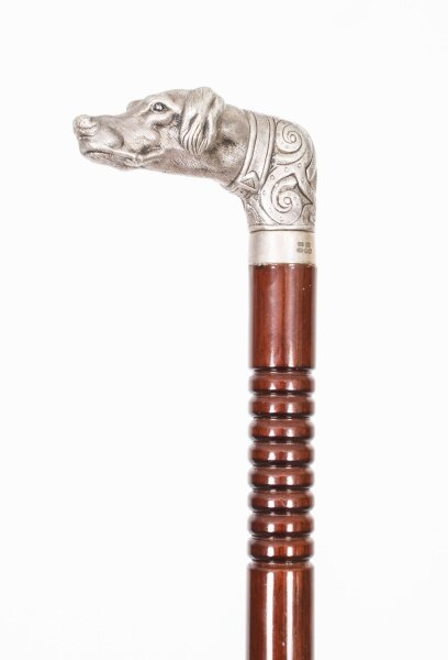 Vintage English Silver  Walking Stick Cane William Comyns & Sons 2007 | Ref. no. A3854 | Regent Antiques