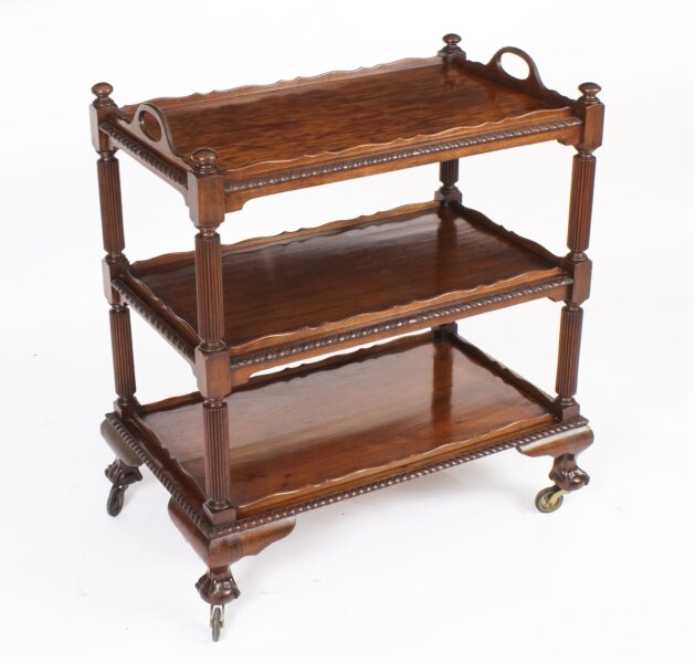 Antique Edwardian Flame Mahogany Serving Trolley Circa 1910 | Ref. no. A3877 | Regent Antiques