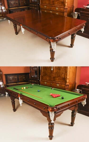 Antique Victorian Snooker / Dining Table  Fully Refurbished Circa 1900 | Ref. no. A3896 | Regent Antiques