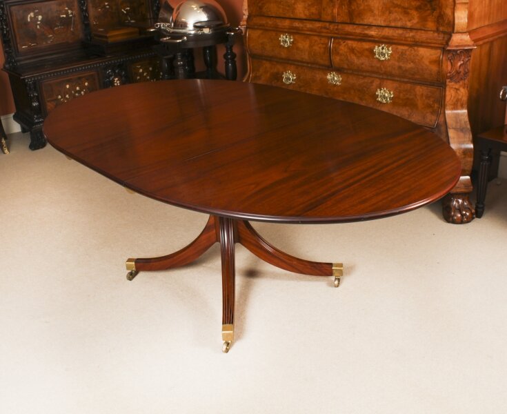 Vintage William Tillman Oval Regency Revival Dining Table & Leaf  20th C | Ref. no. A3972 | Regent Antiques