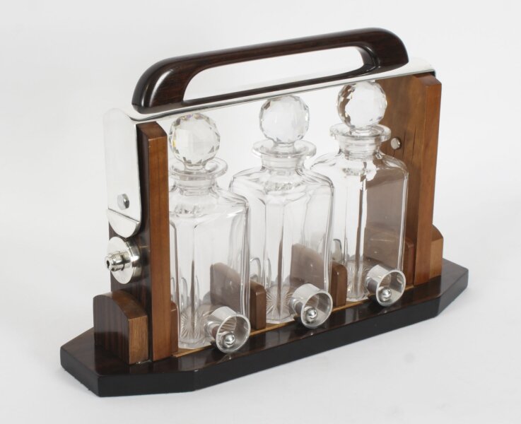 Antique French  Art Deco Tantalus  by Louis Prodhon, Paris  C1930 | Ref. no. A4242 | Regent Antiques