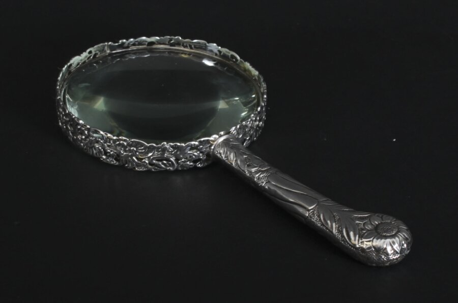 Antique Victorian Sterling Silver Magnifying Glass  by Asprey 1886 19th C | Ref. no. A4286 | Regent Antiques