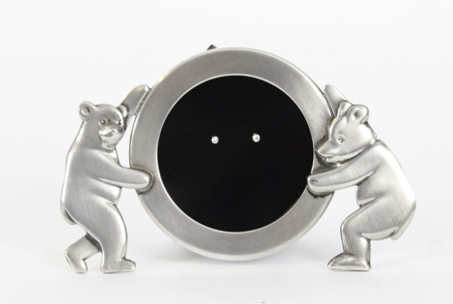 Vintage Sterling Silver Tiffany & Co Photo Frame with 2 bears 20th C | Ref. no. A4312 | Regent Antiques