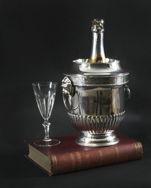 Antique George III Silver Plate Wine / Champagne Cooler Early 19th C | Ref. no. A4342 | Regent Antiques