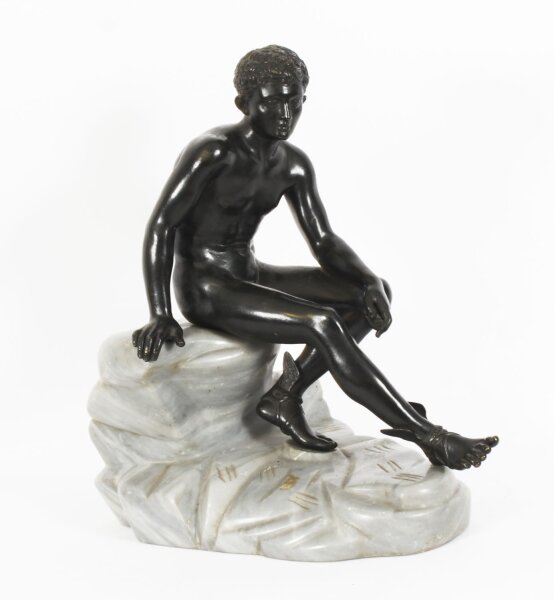 Antique Large Italian Grand Tour Bronze Sculpture Mercury Hermes 19thC | Ref. no. A4348 | Regent Antiques