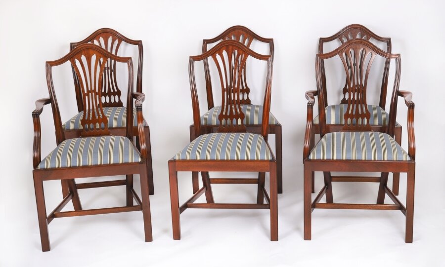 Vintage Set of 6 Chairs by William Tillman 20th Century | Ref. no. A4407a | Regent Antiques