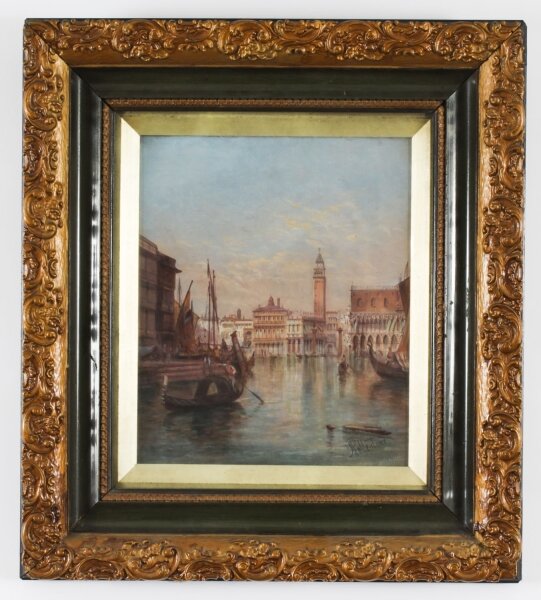 Antique Oil on Canvas Painting of  Venice by Alfred Pollentine 19th Century | Ref. no. A4415 | Regent Antiques