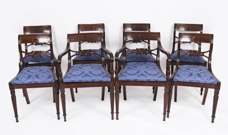 Antique Set 8 Regency Period  Dining Chairs C1820 19th Century | Ref. no. A4446 | Regent Antiques