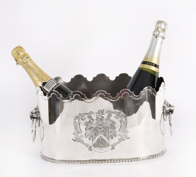 Antique Edwardian Silver Plate  Wine Cooler  Circa 1910 | Ref. no. A4500 | Regent Antiques