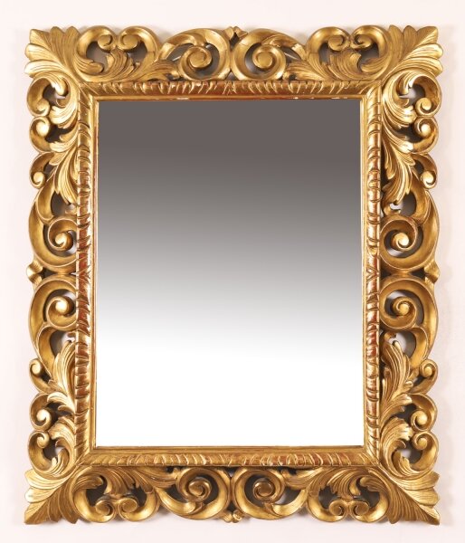 Antique Italian Giltwood Florentine Mirror 19th Century 69 x 59cm | Ref. no. A4508 | Regent Antiques