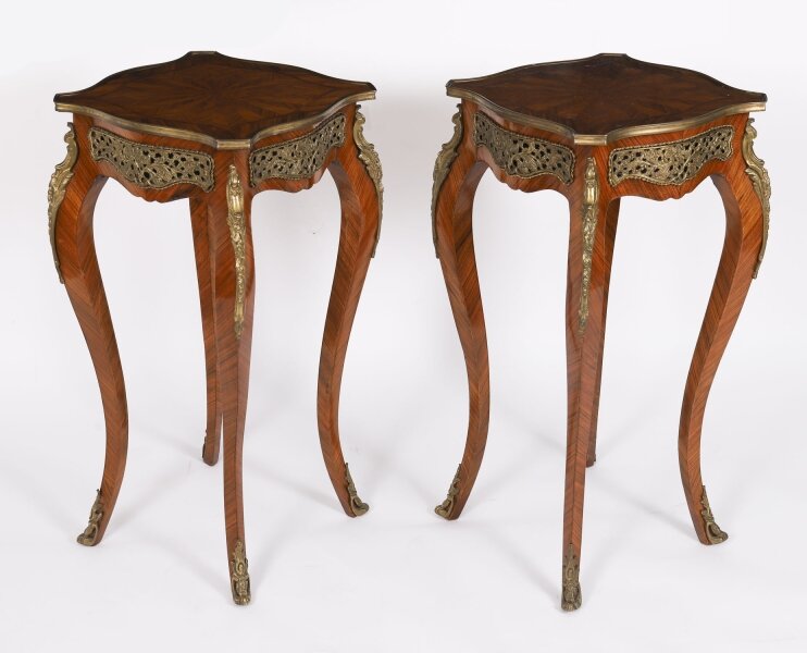 Vintage Pair French Louis Revival  Ormolu Mounted Occasional Tables 20th C | Ref. no. A4584 | Regent Antiques