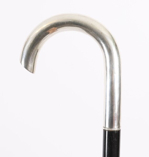 Antique Russian Silver Crook Handle Walking Stick Cane 89cm 35 Inches19th C | Ref. no. A4596a | Regent Antiques