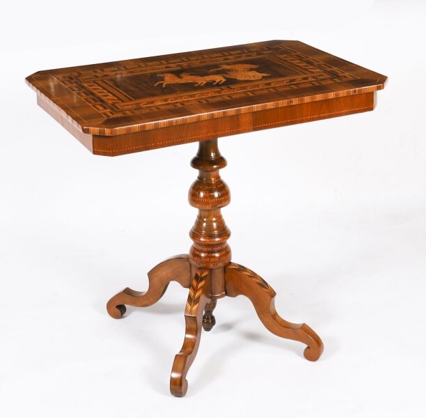 Antique Sorrento Italian Marquetry & Parquetry Occasional Table 19th C | Ref. no. A4637 | Regent Antiques