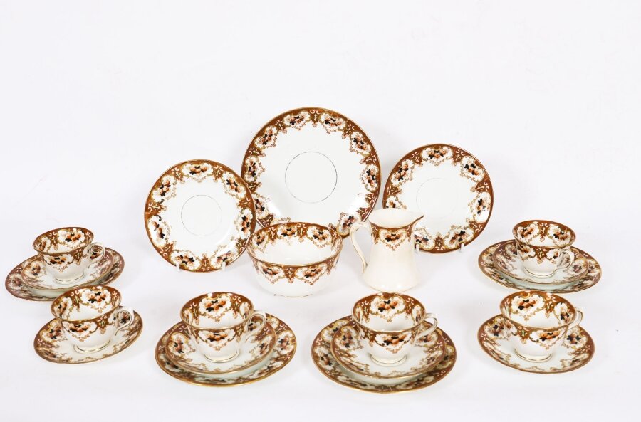 Antique 21 piece Royal Albert Crown China Porcelain Tea Set 1917 to 1925 | Ref. no. A4654 | Regent Antiques