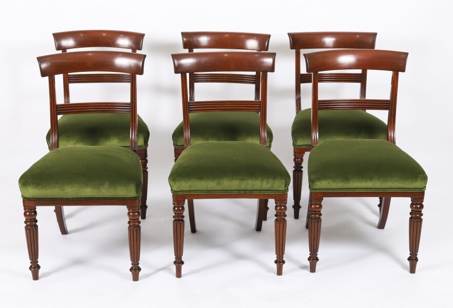 Antique Set 6 Regency Period Dining Chairs C1820 19th Century | Ref. no. A4677 | Regent Antiques