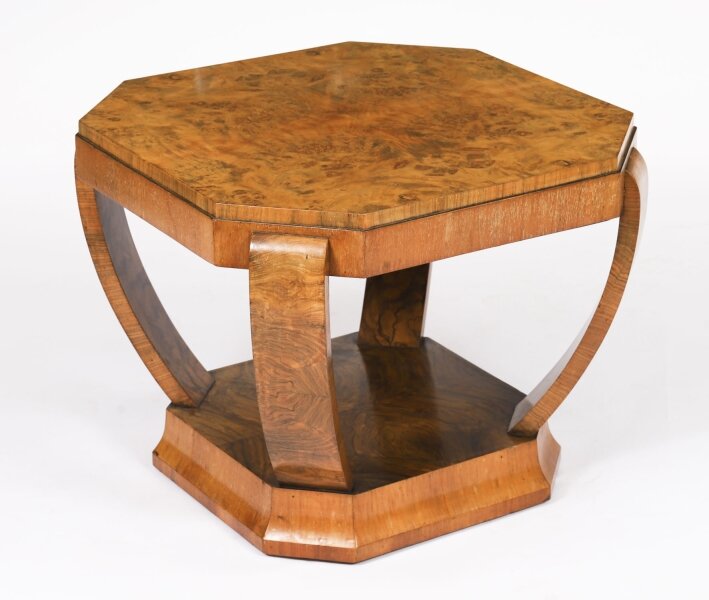 Antique Art Deco Burr Walnut  Coffee Table Circa 1920 | Ref. no. A4797 | Regent Antiques