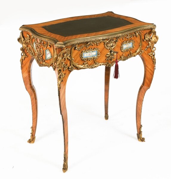Fine Antique French Kingwood Ormolu Bureau Plat  Desk After Linke 19th C | Ref. no. A4812 | Regent Antiques