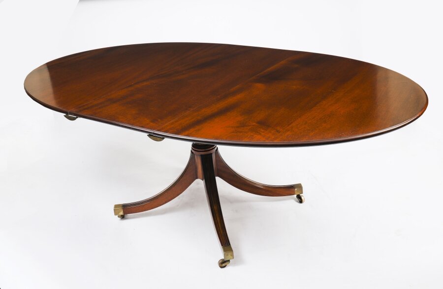 Vintage William Tillman Regency Revival Oval Dining Table & Leaf  20th C | Ref. no. A5004 | Regent Antiques