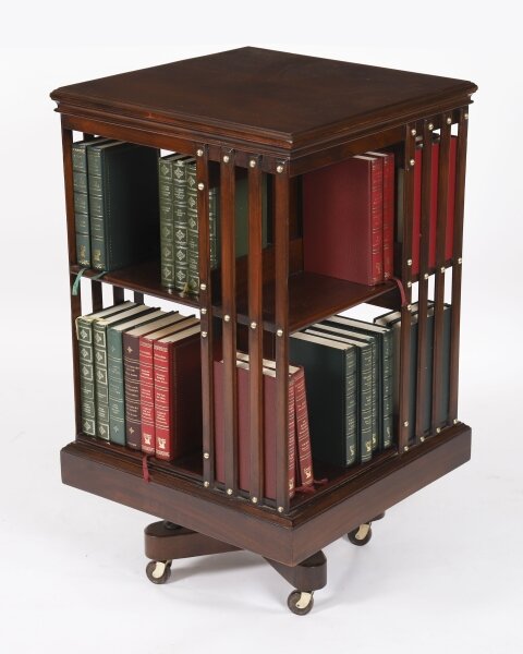Antique English Mahogany Revolving Bookcase by Maple & Co Circa 1890 | Ref. no. A5005 | Regent Antiques
