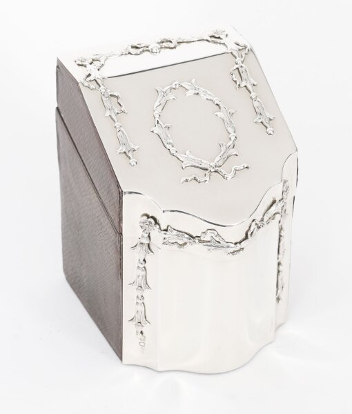 Antique Edwardian Sterling Silver Playing Card Box Casket Circa 1900 | Ref. no. A5047 | Regent Antiques