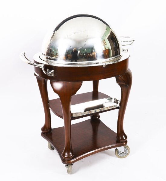 Antique Art Deco Drakes Silver Plated Beef Carving Trolley C1930 | Ref. no. A5084 | Regent Antiques