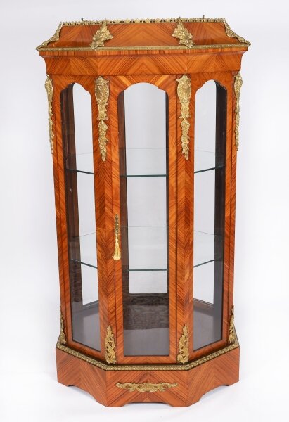 Antique Fine King Wood Octagonal Display Cabinet Jardiniere 20th C | Ref. no. A5102 | Regent Antiques