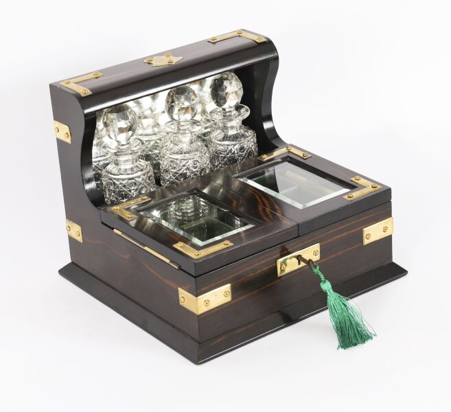 Antique Coromandel Combination Scent Bottle/Jewellery Casket Tantalus 19th C | Ref. no. A5114 | Regent Antiques