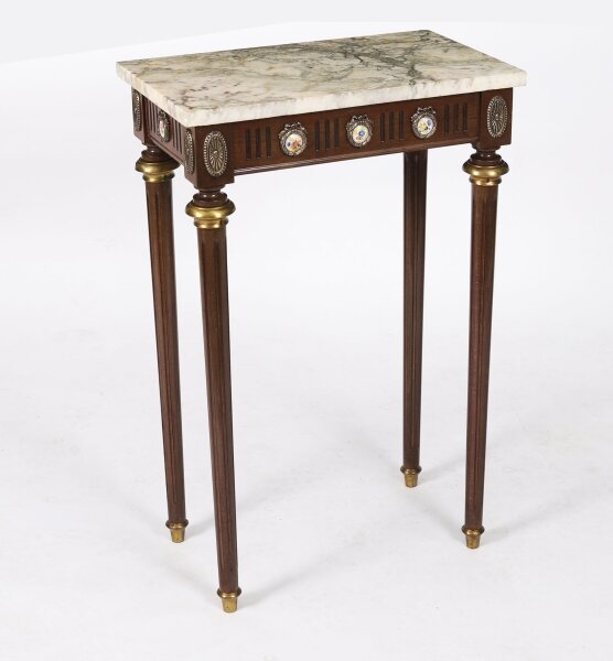 Antique Peite Console Table Sevres Plaques Marble Top 20th Century | Ref. no. A5121 | Regent Antiques