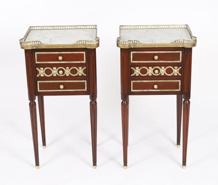 Antique Pair French Empire Ormolu Mounted  Bedside Cabinets 19th Century | Ref. no. A5141 | Regent Antiques