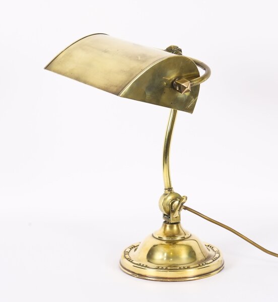 Antique Art Deco Articulated Brass Bankers Lamp Desk Lamp  20th C | Ref. no. A5148 | Regent Antiques