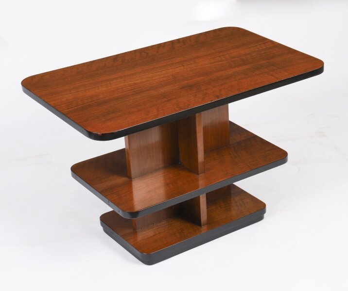 Antique Art Deco Tiered Walnut Coffee Table Circa 1920 | Ref. no. A5151x | Regent Antiques