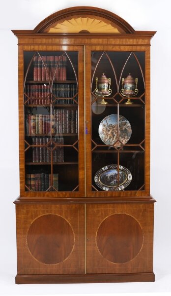 Vintage George III Revival Library Bookcase Restall Brown & Clennell 20th C | Ref. no. A5231a | Regent Antiques