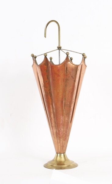 Antique Brass & Copper Umbrella Stand c.1920 | Ref. no. A5264 | Regent Antiques