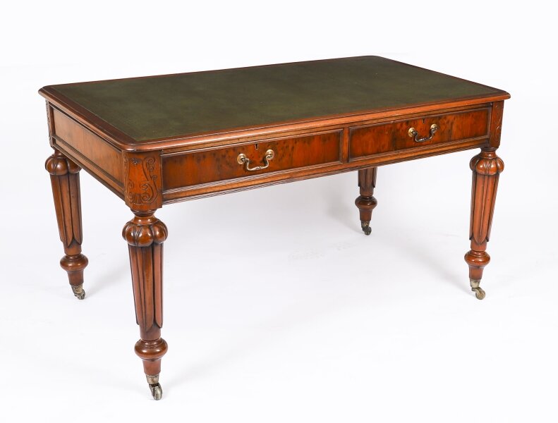 Antique Victorian Partners Writing Library Table Desk 19th C | Ref. no. A5268 | Regent Antiques