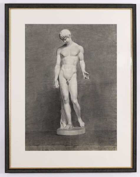 Antique Large Framed Drawing The Capitoline Antinous Dated 1836 | Ref. no. A5281a | Regent Antiques