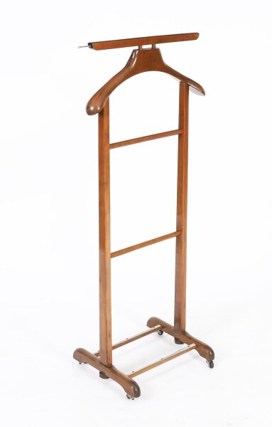 Vintage Edwardian Style Walnut Valet Clothes Stand Late 20th C | Ref. no. A5298a | Regent Antiques