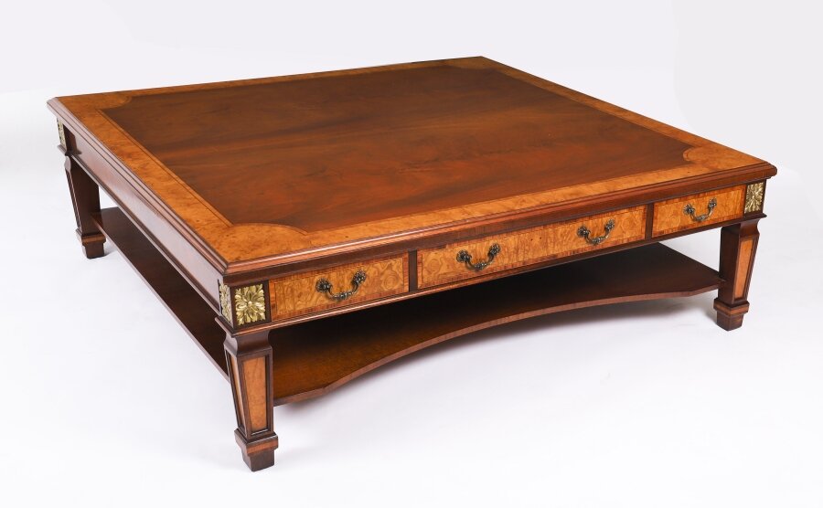 Vintage Large Burr Walnut Coffee Table by Charles Barr  20th C | Ref. no. A5311 | Regent Antiques